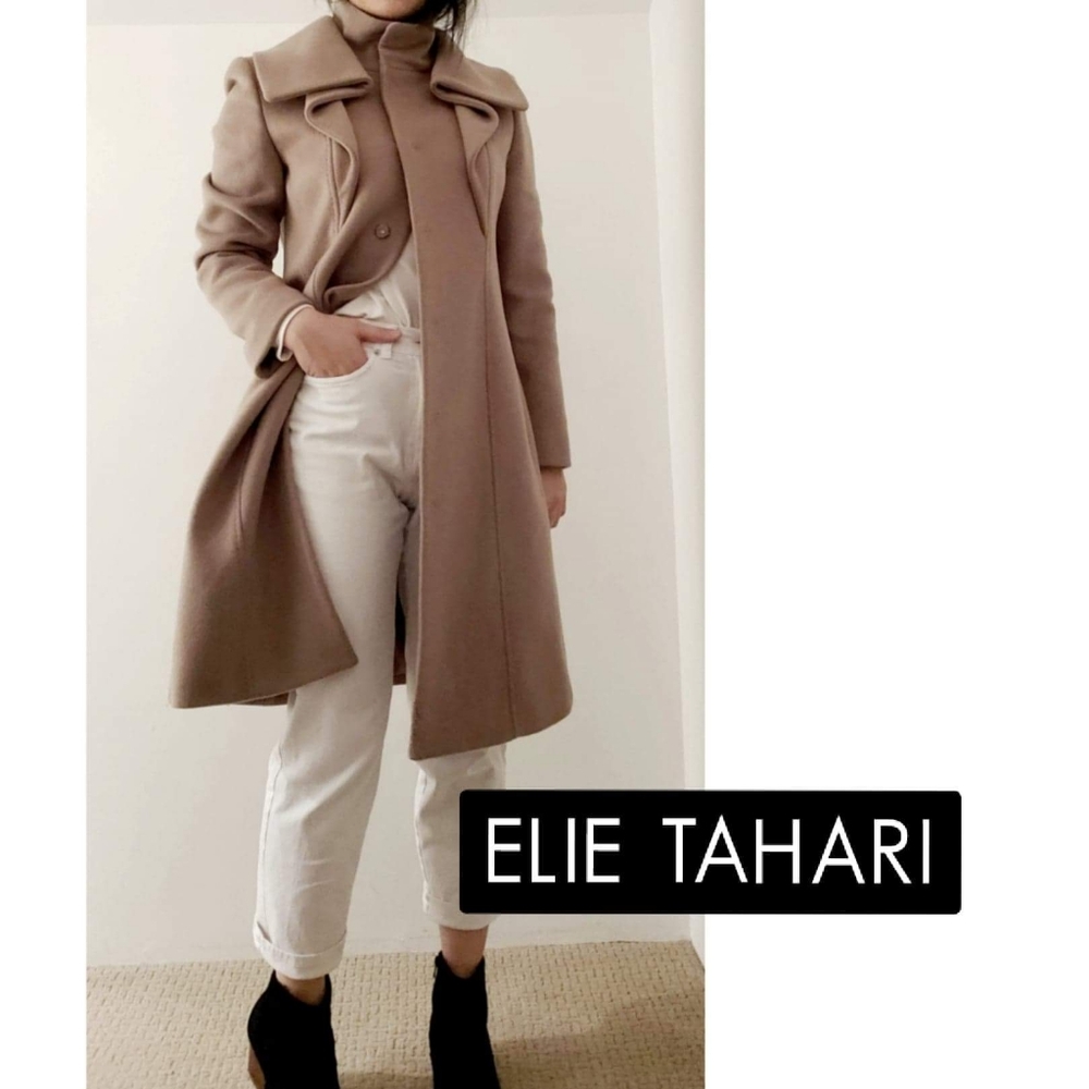 《 ELIE TAHARI 》 100% Wool Coat